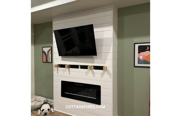 Finally look of Electric Fireplace 