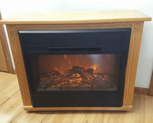 Heat Surge Amish Made Electric Fireplace Review