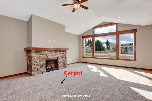 Can You Put an Electric Fireplace on the Carpet? [YES or NO]