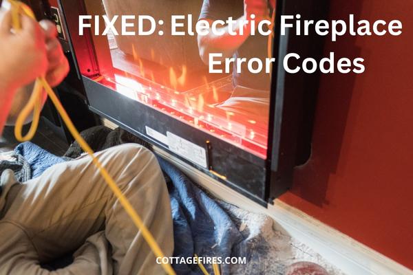 Electric Fireplace Error Codes (e5, e3, e1, co, 88) Fixed