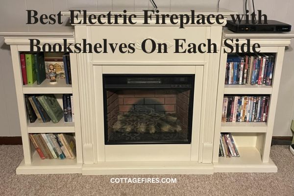 Best Electric Fireplace with Bookshelves On Each Side